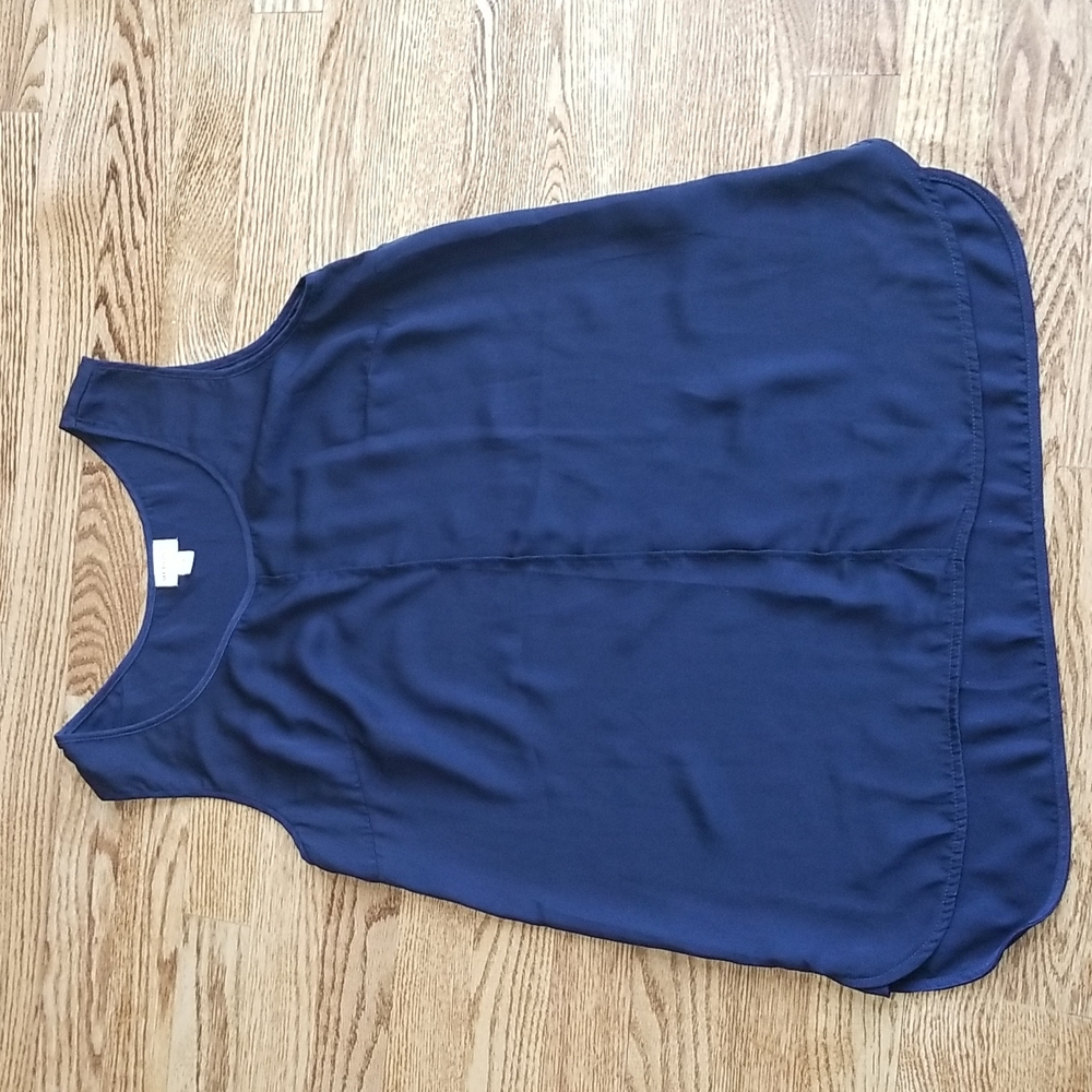 (S) Merona Flowy Loose Fit Slightly Sheer Blouse Business Casual Everyday
